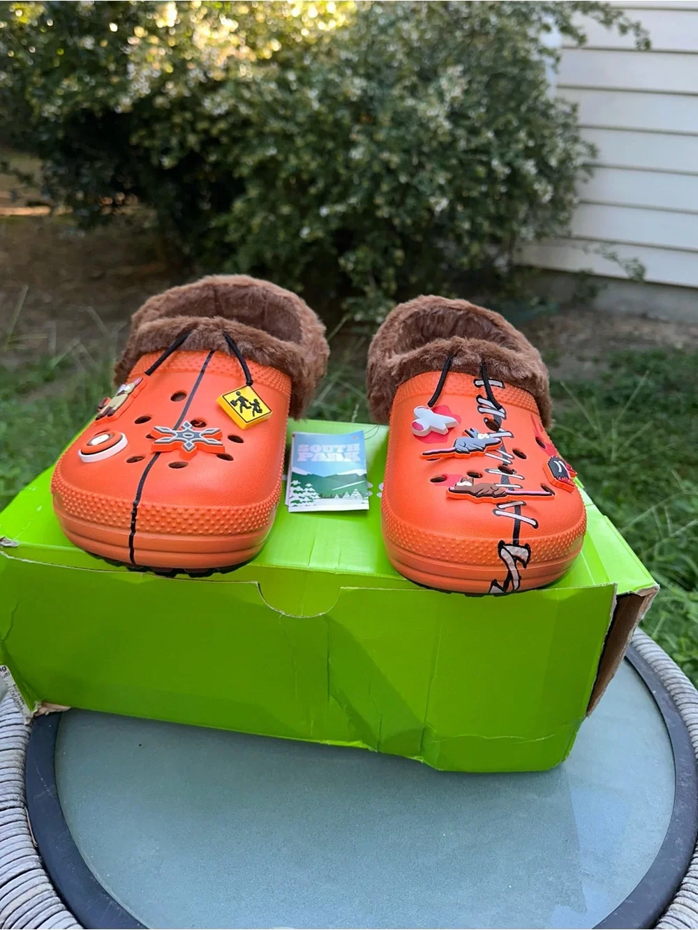 NWT. South Park Kenny Crocs lined with faux fur. Size m8/w10. EU 41-42.